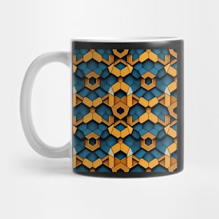 Geometric Repeating Pattern Mug